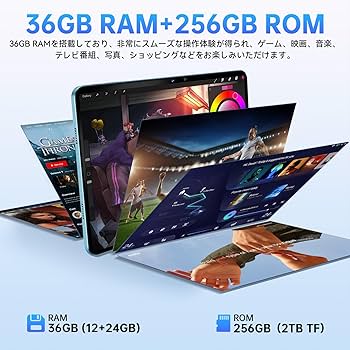 Amazon.co.jp: OUKITEL OT5 タブレット12インチ 36GB+ 256GB